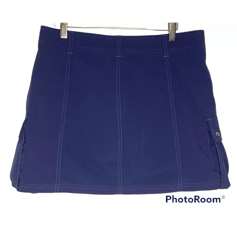 EXCELLENT CONDITION WOMEN’S SIZE 6 TALL ATHLETA NAVY HIKING/TRAVEL/TENNIS SKORT